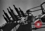 Image of Allied convoy of ships Atlantic Ocean, 1944, second 16 stock footage video 65675049254