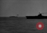 Image of Allied convoy of ships Atlantic Ocean, 1944, second 18 stock footage video 65675049254