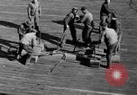 Image of US Coast Artillery mine planting operations  Delaware Bay United States USA, 1939, second 55 stock footage video 65675049266