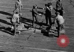 Image of US Coast Artillery mine planting operations  Delaware Bay United States USA, 1939, second 56 stock footage video 65675049266