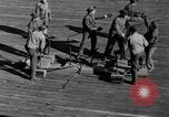 Image of US Coast Artillery mine planting operations  Delaware Bay United States USA, 1939, second 57 stock footage video 65675049266
