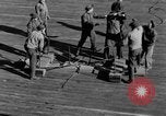Image of US Coast Artillery mine planting operations  Delaware Bay United States USA, 1939, second 58 stock footage video 65675049266