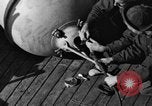 Image of Operations aboard a US Coast Artillery Mine Planter vessel Delaware Bay United States USA, 1939, second 33 stock footage video 65675049267