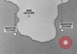 Image of plotting positions of planted mines in coastal waters Atlantic Ocean, 1939, second 12 stock footage video 65675049269