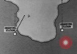 Image of plotting positions of planted mines in coastal waters Atlantic Ocean, 1939, second 15 stock footage video 65675049269