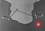 Image of plotting positions of planted mines in coastal waters Atlantic Ocean, 1939, second 20 stock footage video 65675049269