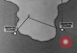 Image of plotting positions of planted mines in coastal waters Atlantic Ocean, 1939, second 22 stock footage video 65675049269