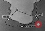 Image of plotting positions of planted mines in coastal waters Atlantic Ocean, 1939, second 26 stock footage video 65675049269