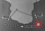 Image of plotting positions of planted mines in coastal waters Atlantic Ocean, 1939, second 28 stock footage video 65675049269