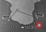 Image of plotting positions of planted mines in coastal waters Atlantic Ocean, 1939, second 30 stock footage video 65675049269