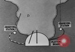 Image of plotting positions of planted mines in coastal waters Atlantic Ocean, 1939, second 44 stock footage video 65675049269