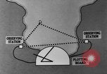 Image of plotting positions of planted mines in coastal waters Atlantic Ocean, 1939, second 52 stock footage video 65675049269