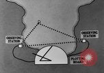 Image of plotting positions of planted mines in coastal waters Atlantic Ocean, 1939, second 57 stock footage video 65675049269