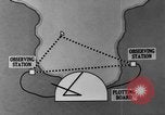 Image of plotting positions of planted mines in coastal waters Atlantic Ocean, 1939, second 61 stock footage video 65675049269
