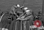 Image of Crew of USS Pilot AM-104 deploys and retrieves cables Chesapeake Bay, 1939, second 34 stock footage video 65675049270