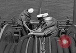 Image of Crew of USS Pilot AM-104 deploys and retrieves cables Chesapeake Bay, 1939, second 35 stock footage video 65675049270