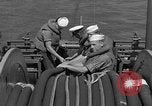Image of Crew of USS Pilot AM-104 deploys and retrieves cables Chesapeake Bay, 1939, second 37 stock footage video 65675049270