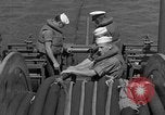 Image of Crew of USS Pilot AM-104 deploys and retrieves cables Chesapeake Bay, 1939, second 40 stock footage video 65675049270