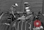 Image of Crew of USS Pilot AM-104 deploys and retrieves cables Chesapeake Bay, 1939, second 41 stock footage video 65675049270