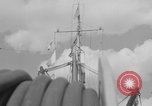 Image of Crew of USS Pilot AM-104 deploys and retrieves cables Chesapeake Bay, 1939, second 59 stock footage video 65675049270