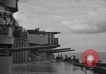 Standbild USS New Mexico Brände 5 inch guns Pazifik, 1944, aus Sekunde 14 historischem Filmmaterial Videoclip 65675049304