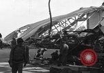 Image en hydravion hangar Cherbourg Normandie France, 1944, de la seconde 1 séquences d'archives historiques vidéo 65675049314