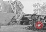 Image en hydravion hangar Cherbourg Normandie France, 1944, de la seconde 26 séquences d'archives historiques vidéo 65675049314