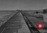 Image of seawall Cherbourg Normandy France, 1944, second 1 stock footage video 65675049315