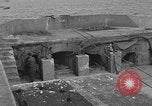 Image of seawall Cherbourg Normandy France, 1944, second 13 stock footage video 65675049315