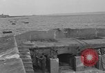 Image of seawall Cherbourg Normandy France, 1944, second 15 stock footage video 65675049315
