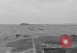 Image of seawall Cherbourg Normandy France, 1944, second 18 stock footage video 65675049315