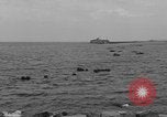 Image of seawall Cherbourg Normandy France, 1944, second 22 stock footage video 65675049315