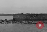 Image of seawall Cherbourg Normandy France, 1944, second 24 stock footage video 65675049315