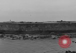 Image of seawall Cherbourg Normandy France, 1944, second 25 stock footage video 65675049315