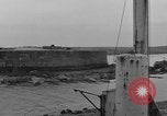 Image of seawall Cherbourg Normandy France, 1944, second 27 stock footage video 65675049315