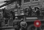 Image of wooden crates Cherbourg Normandy France, 1944, second 9 stock footage video 65675049320