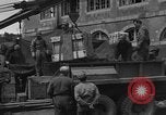 Image of wooden crates Cherbourg Normandy France, 1944, second 12 stock footage video 65675049320