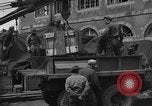 Image of wooden crates Cherbourg Normandy France, 1944, second 13 stock footage video 65675049320