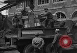 Image of wooden crates Cherbourg Normandy France, 1944, second 15 stock footage video 65675049320