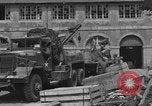 Image of wooden crates Cherbourg Normandy France, 1944, second 19 stock footage video 65675049320