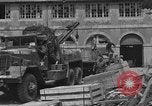 Image of wooden crates Cherbourg Normandy France, 1944, second 20 stock footage video 65675049320