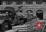 Image of wooden crates Cherbourg Normandy France, 1944, second 21 stock footage video 65675049320