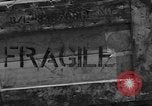 Image of wooden crates Cherbourg Normandy France, 1944, second 51 stock footage video 65675049320