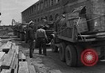 Image of wooden crates Cherbourg Normandy France, 1944, second 57 stock footage video 65675049320