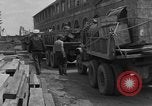 Image of wooden crates Cherbourg Normandy France, 1944, second 59 stock footage video 65675049320