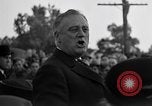 Standbild Franklin D Roosevelt Warm Springs Georgia USA, 1935, aus Sekunde 33 historischem Filmmaterial Videoclip 65675049334