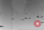 Image of Allied aircraft and paratroopers invade France European Theater, 1944, second 17 stock footage video 65675049349