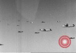 Image of Allied aircraft and paratroopers invade France European Theater, 1944, second 19 stock footage video 65675049349
