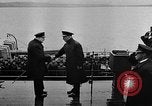 Standbild Winston Churchill Schiff Hafen Neufundland, 1941, aus Sekunde 59 historischem Filmmaterial Videoclip 65675049351