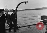 Standbild Winston Churchill Schiff Hafen Neufundland, 1941, aus Sekunde 10 historischem Filmmaterial Videoclip 65675049354